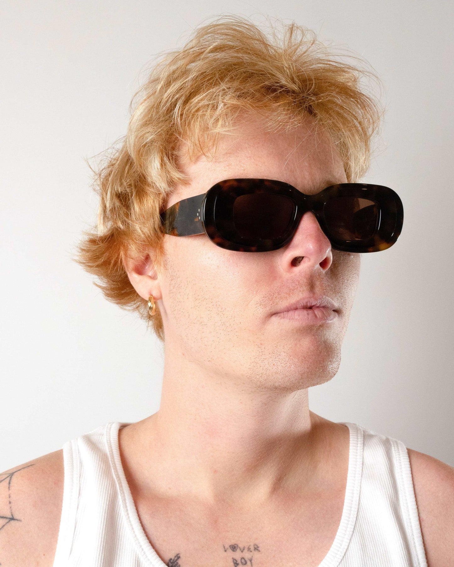 Vision Ebene oval luxury sunglasses