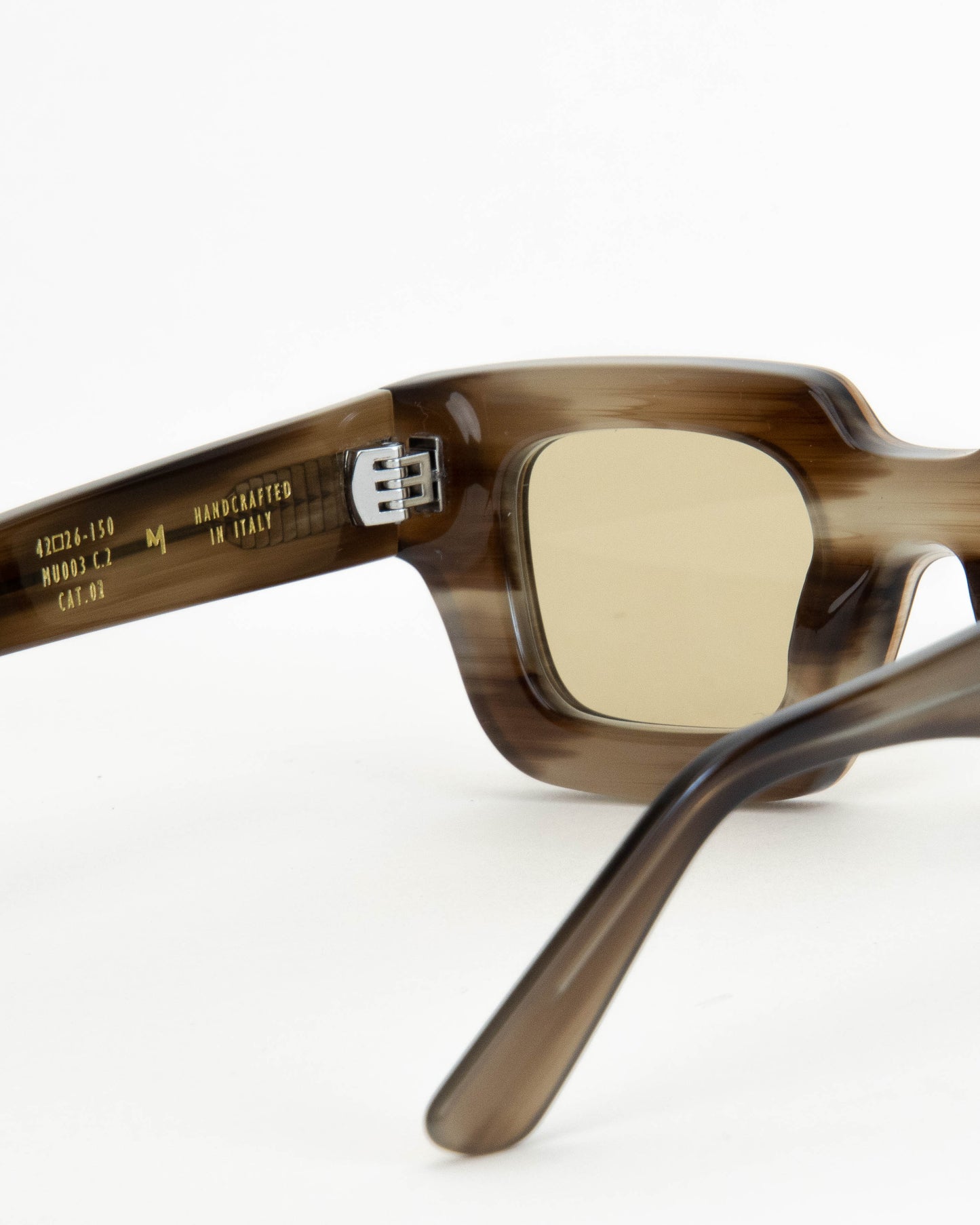 Musu Correos Smoked Wood Luxury Sunglasses