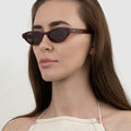 MUSU SCANI SOLINE LUNETTES DE SOLEIL CAT EYE MONTURES BORDEAUX SCANI SOLINE